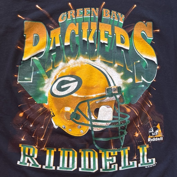 1997 Green Bay Packers Single Stitch Vintage T-Shirt - Picture 2 of 7